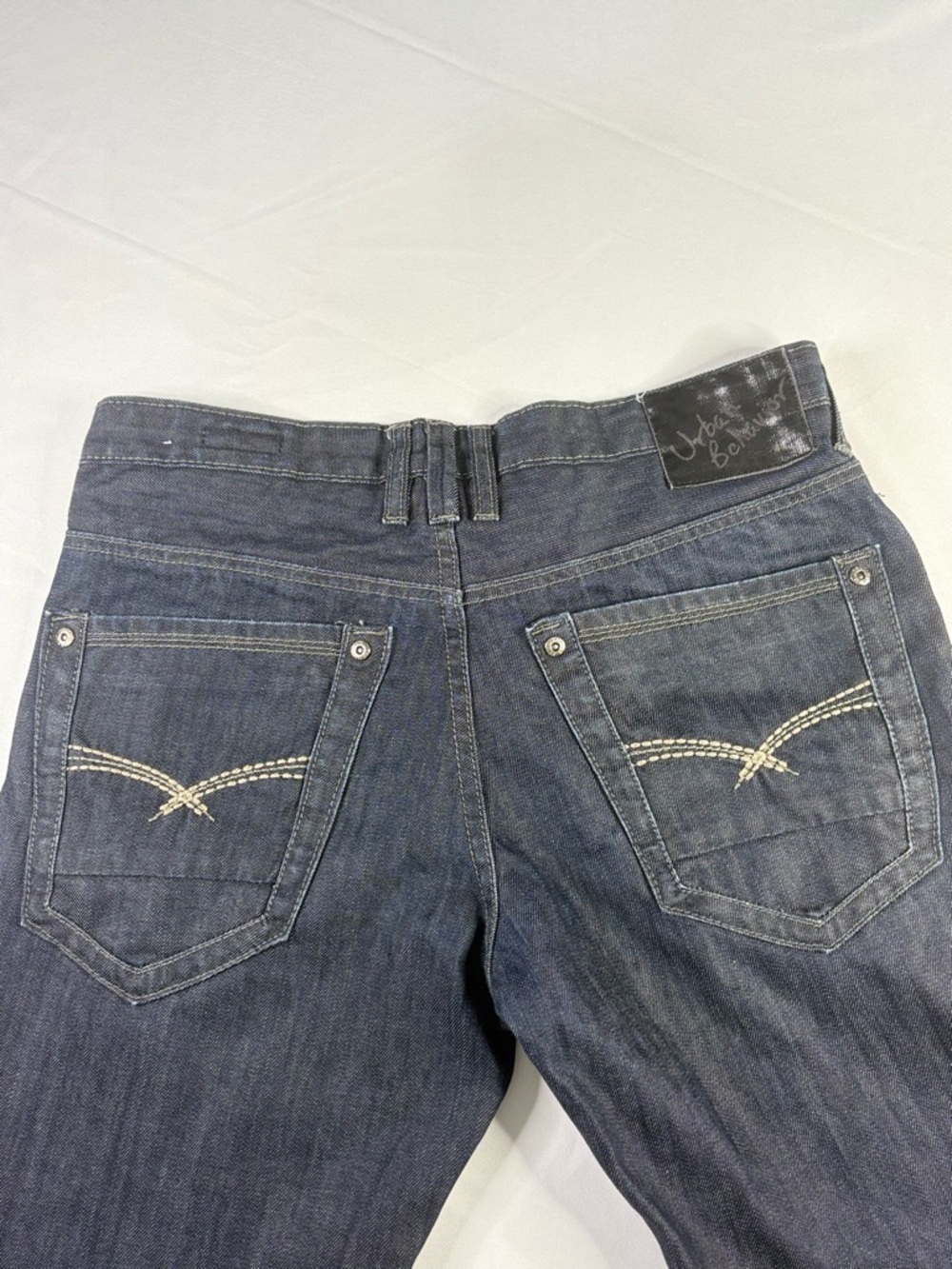 Y2K 2000s style grunge Dark Wash Baggy Jeans | $30.99